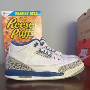 Jordan 3 tru blue used